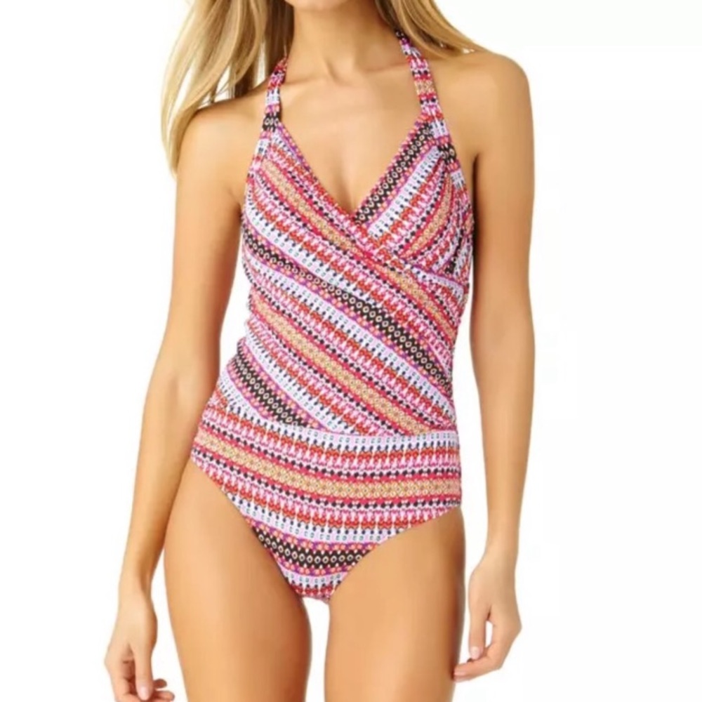 Liz Claiborne Mandala Tribal Swimwear